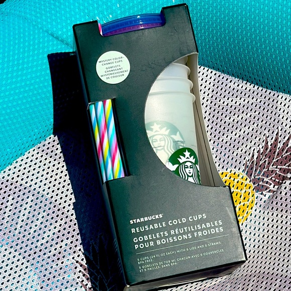 Starbucks Kitchen Nwt Starbucks Reusable Mystery Changing Color